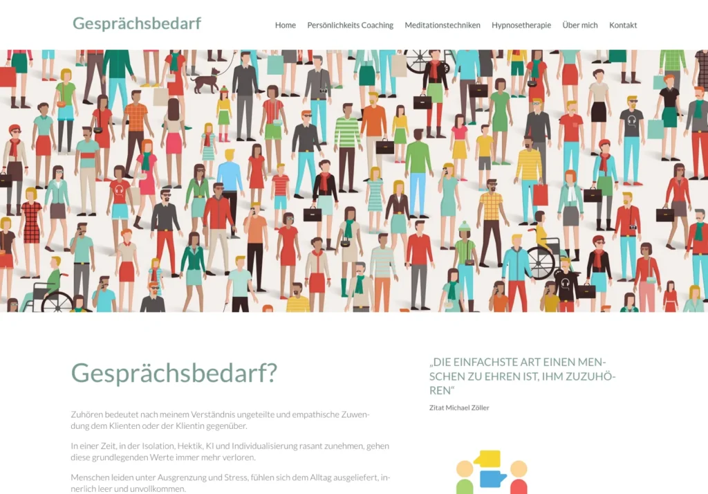 Referenzen Webseiten 3 Gesprächsbedarf