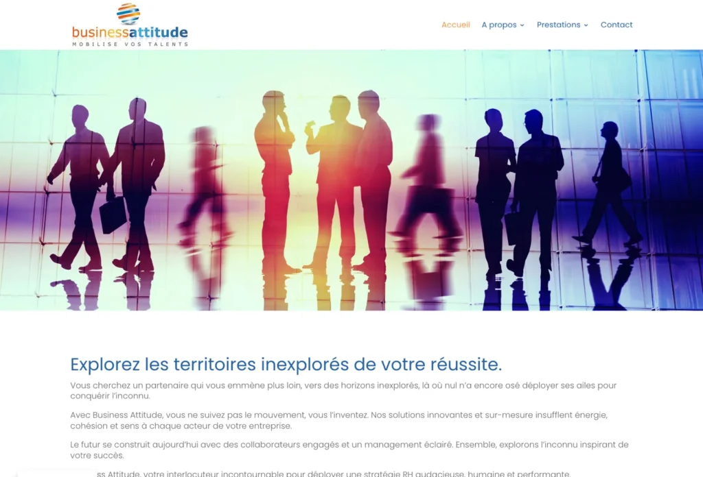 Referenzen Webseiten 1 Business Attitude Sàrl