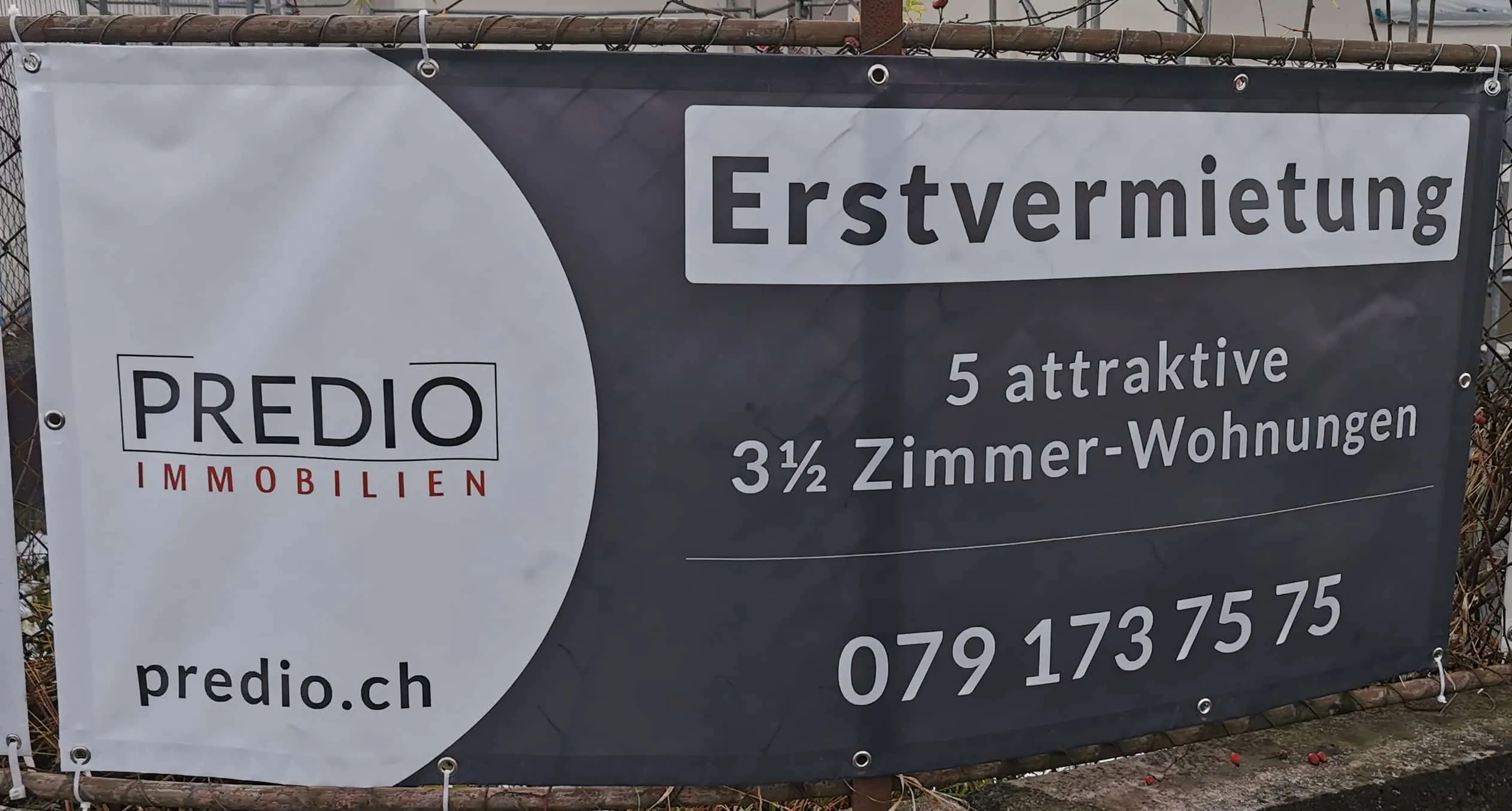 Plakat PREDIO Erstvermietung